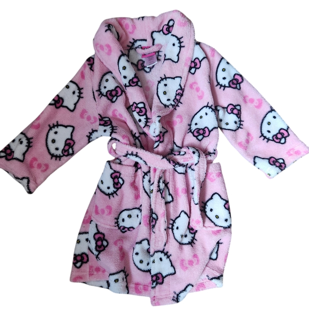 Hello Kitty Pink Robe Size 3T